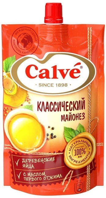Майонез Calve классический 50% 200 г