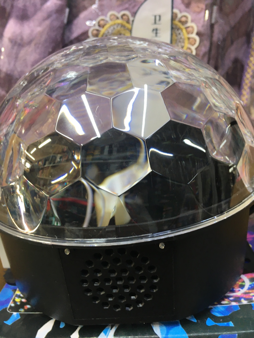 Crystal light ночник детский настольный Музыкальный светильник, синий