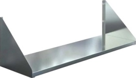 Полка Assum ПН-П-12/3, 120х30x22 см, серебряный