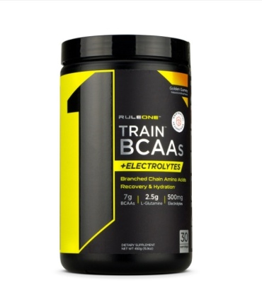 Rule 1 Train BCAAS + Electrilytes Персик Манго 450 г