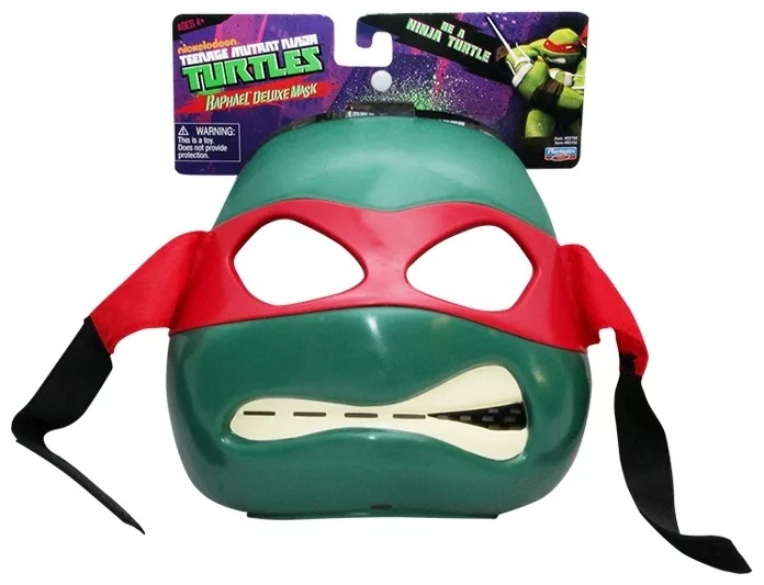 Маска TMNT Черепашки Ниндзя Рафаэль с подсветкой