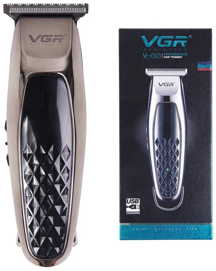VGR Professional машинка для стрижки V-093 золотой