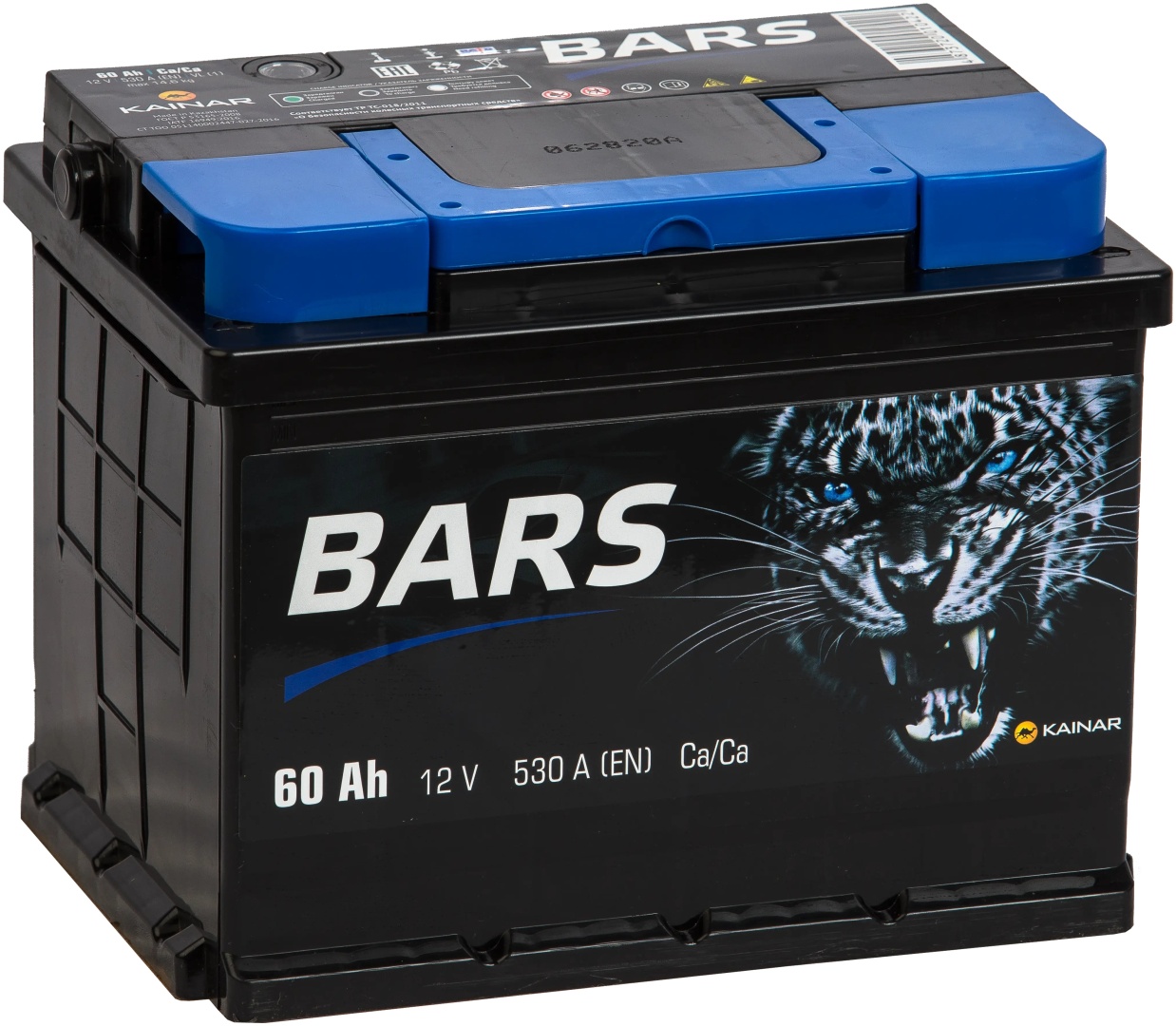 Аккумулятор BARS 6СТ-60Ah BARS 60 Ач прямая