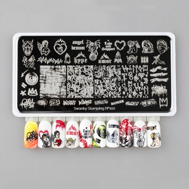Swanky Stamping Пластина для стемпинга 102