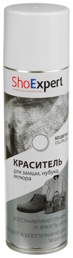 ShoExpert краска бесцветный, для замши, нубука и велюра SE81-019