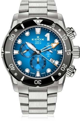 Кварцевые Edox 10242 TINM BUIDN нержавеющая сталь