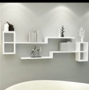 Полка Pi04, 140х15x40 см, белый