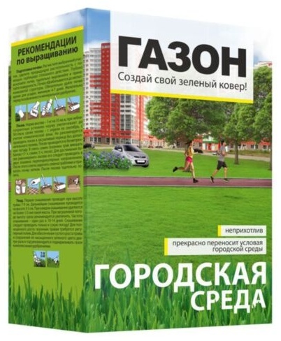Газон декоративный Семена Алтая теневыносливый 20 кв.м 0.5 кг