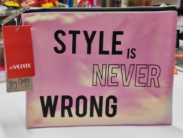 Папка для тетрадей De Vente Style is Never Wrong, А5, черный, розовый