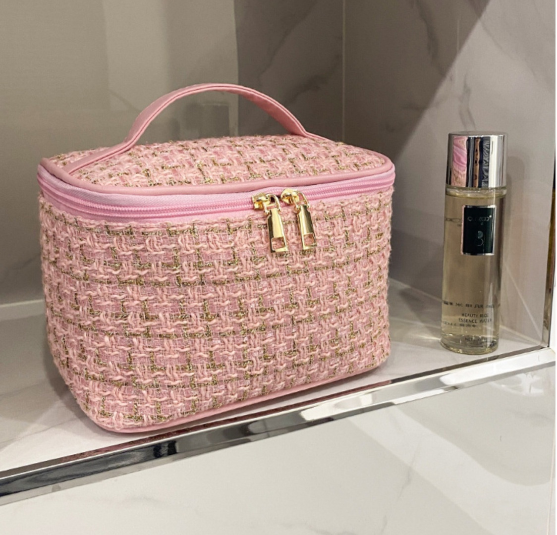 ACCESSORIZE бьюти-кейс текстиль розовый 14X22 см