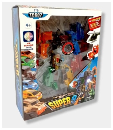 Трансформер Tobot mini Super 9, высота 17 см