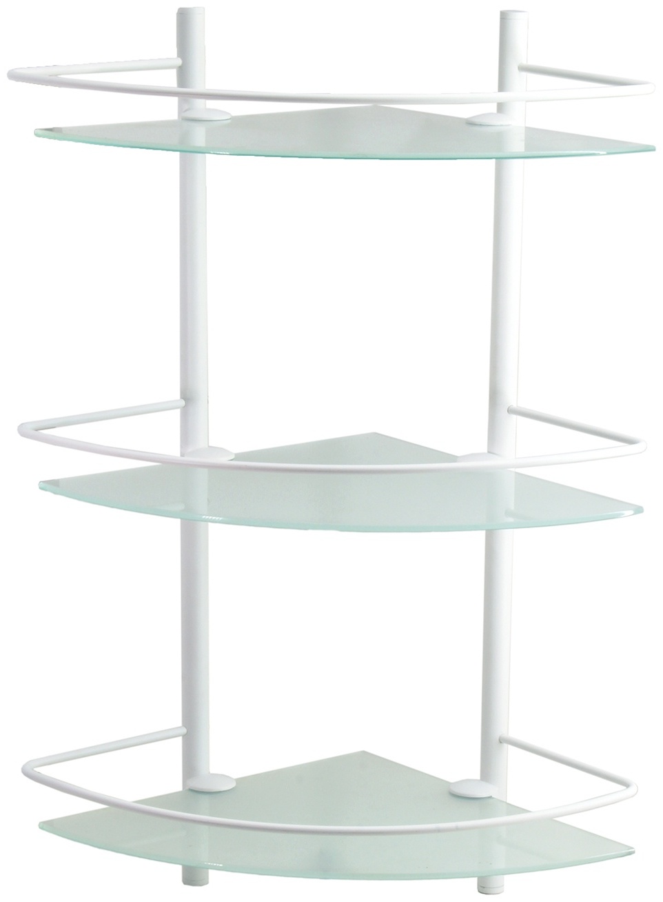 WasserKRAFT полка K-3133WHITE 1 шт, матированное стекло, металл
