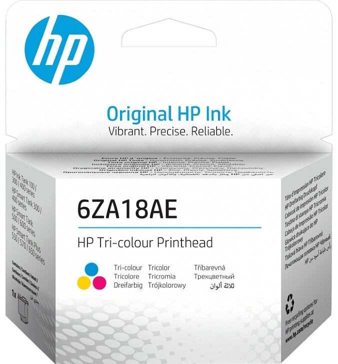 Печатающая головка HP 6ZA18AE Tri-Color Printhead