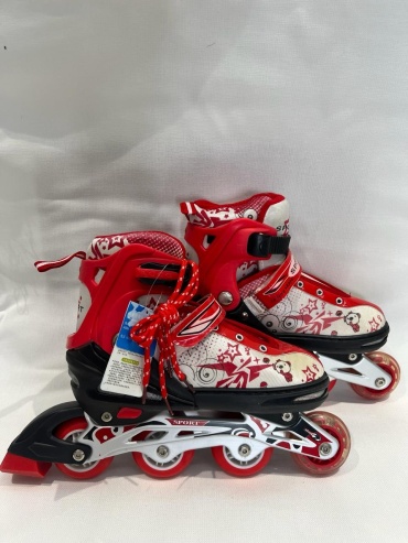 Ролики +56256 красный 39-42