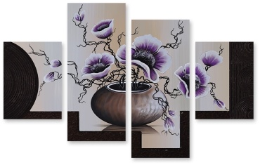 Seven Art 754 Фиолетовые цветы 170x123 см