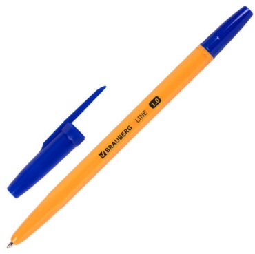 Ручка шариковая Brauberg 143331 1 шт, 0.5 мм, цвет чернил синий