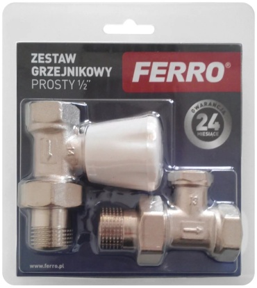 FERRO вентиль запорный ZGB01 2 шт