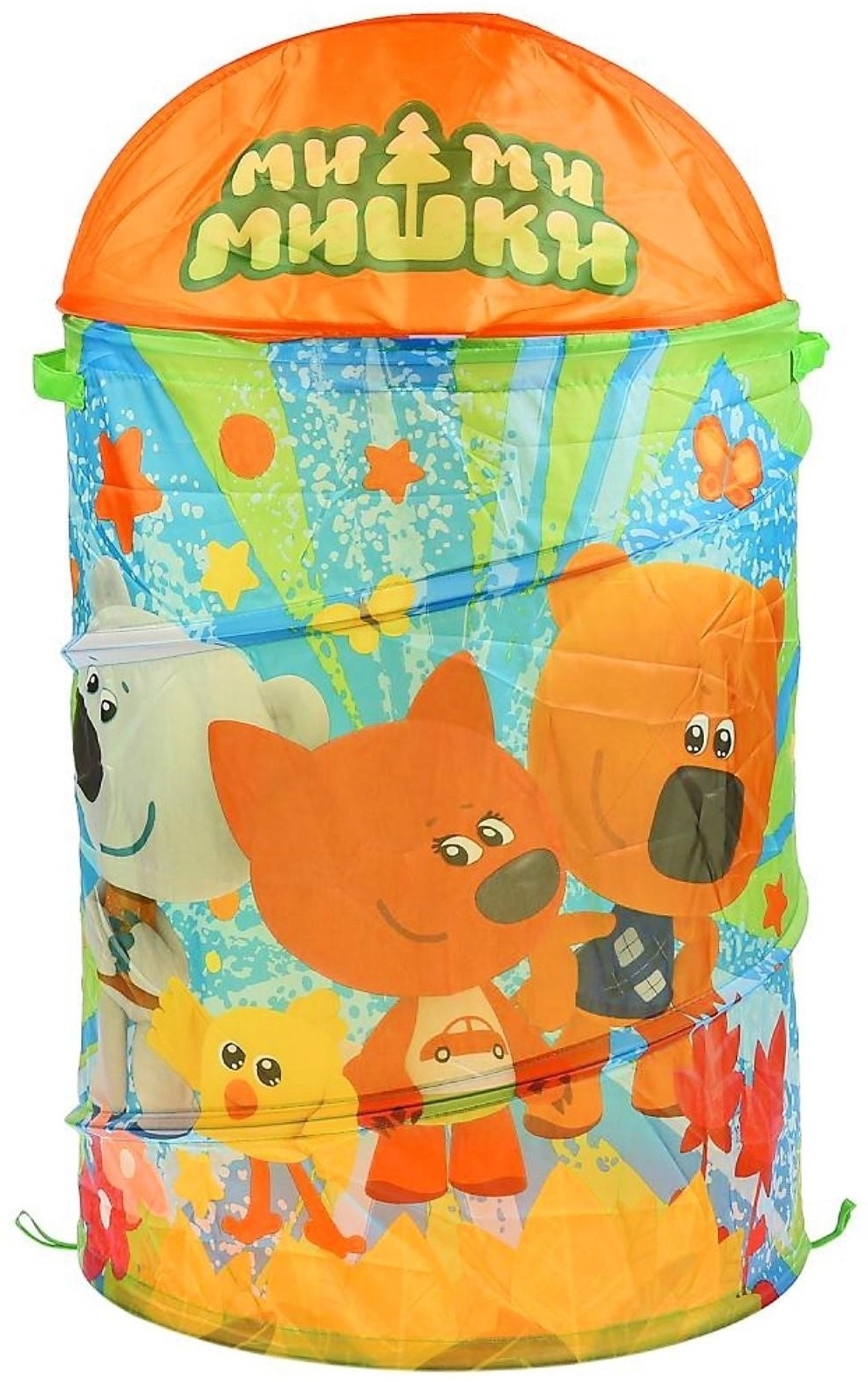 Играем вместе корзина для игрушек 43x43x60 см, металл, текстиль