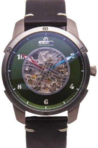 Механические Amir Watches Eagle Hunter Sun-ray Green титан