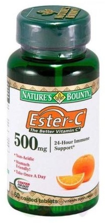 Nature's Bounty Эстер-С плюс витамин С 500 мг таблетки 50 шт