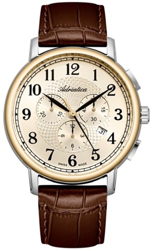 Кварцевые Adriatica A8256.2221CH нержавеющая сталь