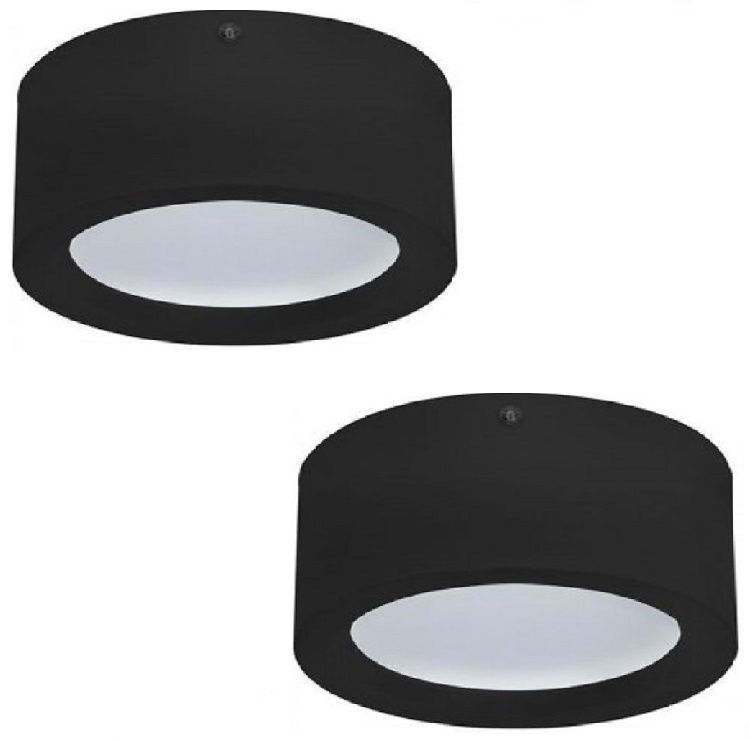 Светильник потолочный Horoz Electric LED черный