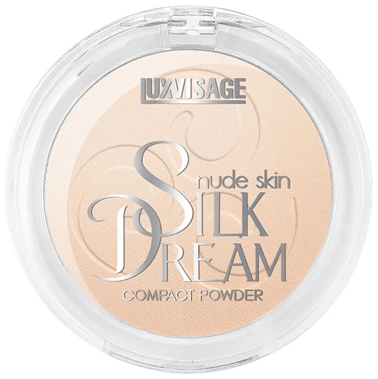 Пудра LUXVISAGE Silk Dream nude skin сухая 2 Светлый бежевый бежевый