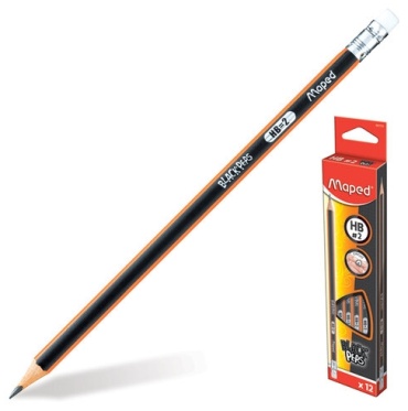 Карандаш Maped 851721, HB, 12 шт