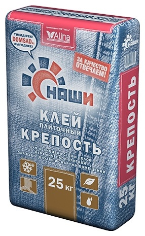 Наши клей Крепость, 25 кг