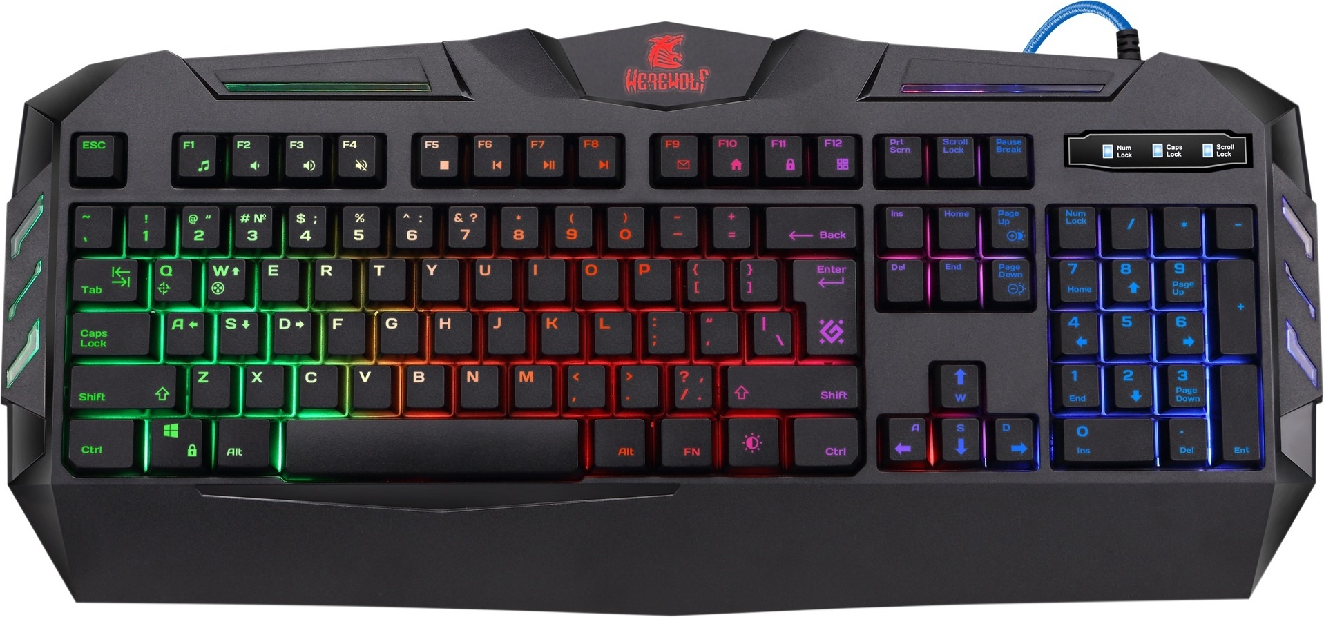 Клавиатура Defender Werewolf GK-120DL черный