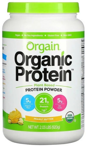 Orgain Organic Protein Powder Арахисовое масло 920 г