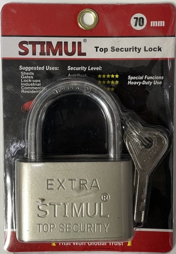 Замок навесной, финский STIMUL stimul.solie70, 75х70 мм