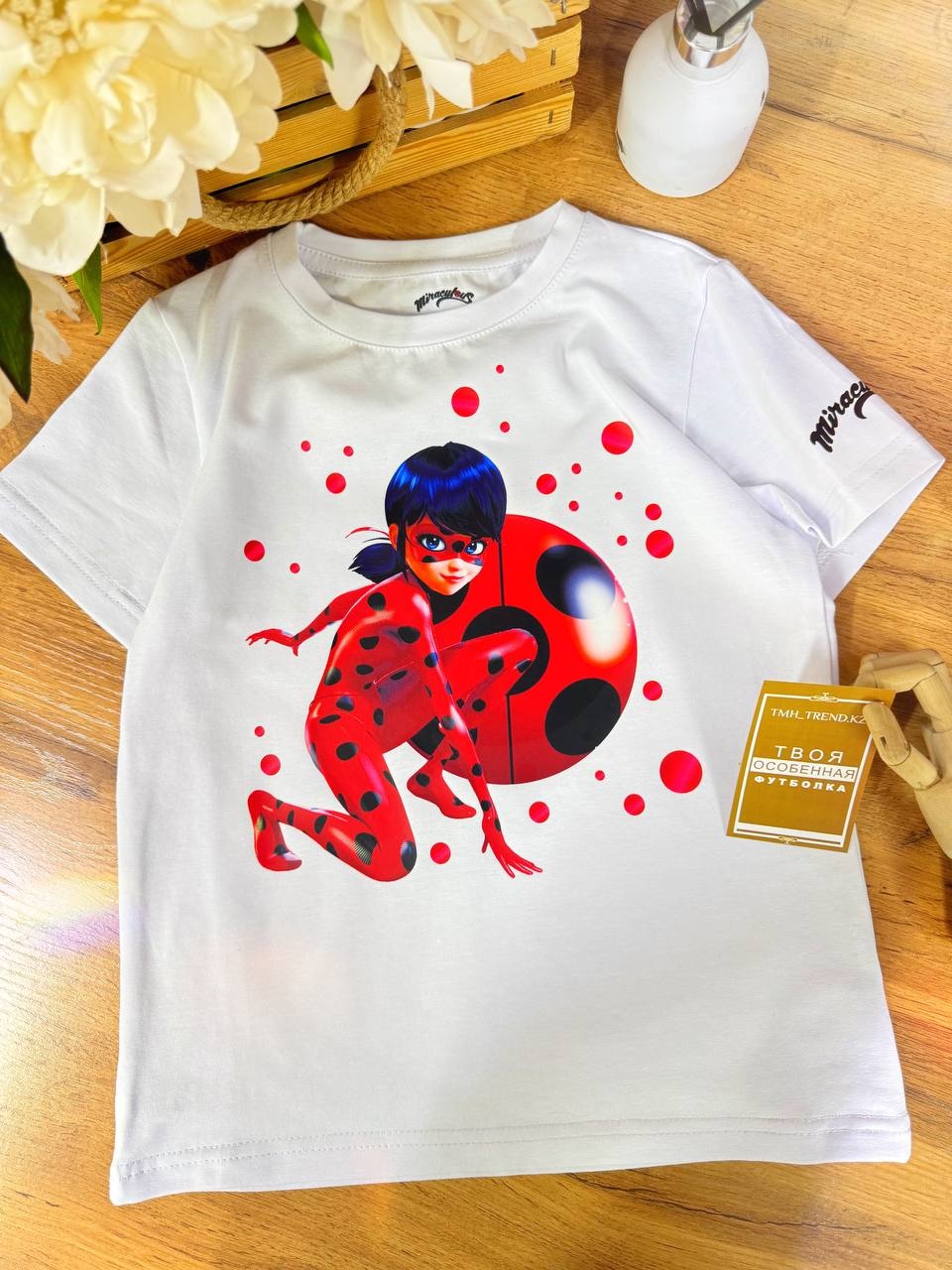 Футболка Леди Баг TMH_TREND.KZ белый
