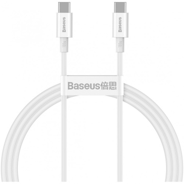 Кабель Baseus USB TypeC (M), 1 м, CATYS-B02 белый