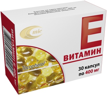 MIC витамин Е 400 мг 30 капсул