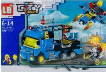 Конструктор LB City police Minecraft Майнкрафт LB4102, деталей 401 шт