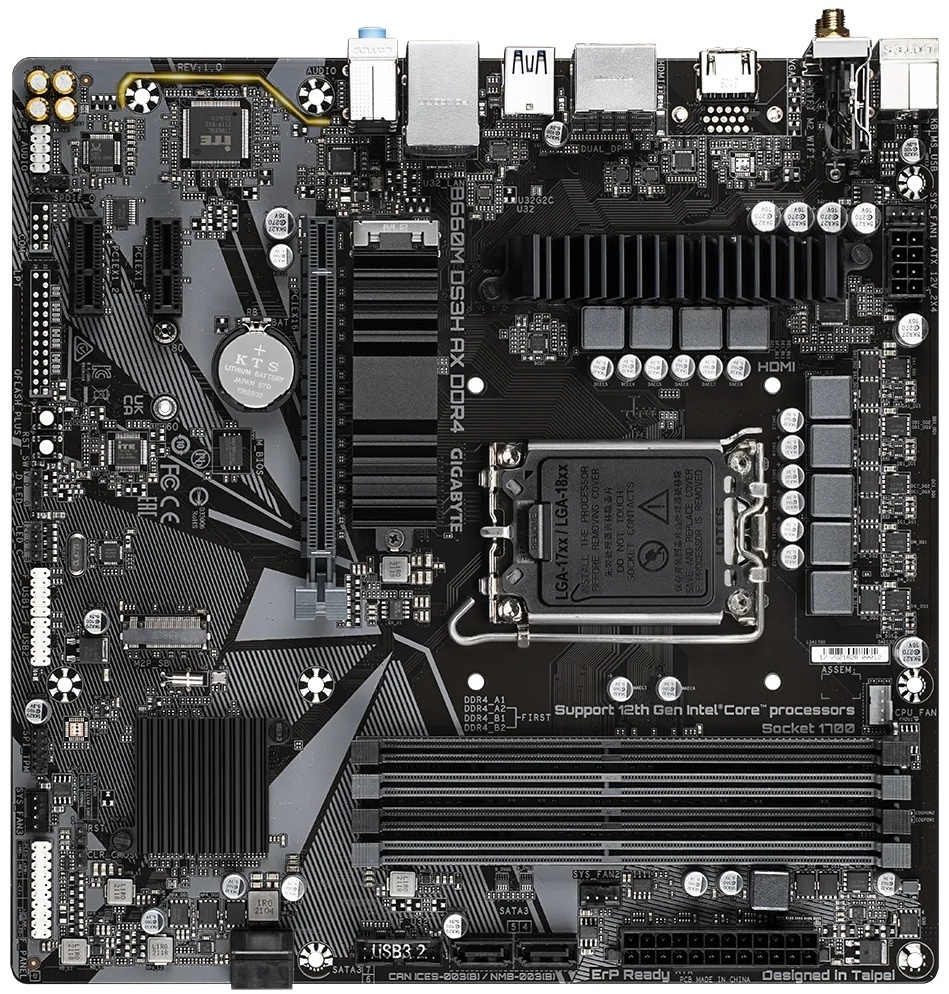 Материнская плата GIGABYTE B660M DS3H AX DDR4