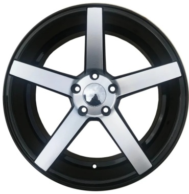 Replica BK693 7x15/4x100 D67.1 ET30 4 диска черный, серебристый