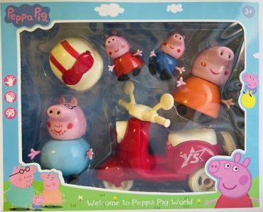 Набор Свинка Пеппа с мопедом Peppa Pig Pp