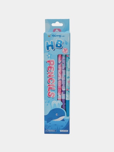 Карандаш Yalong YL221305 gadgetata, HB, 12 шт