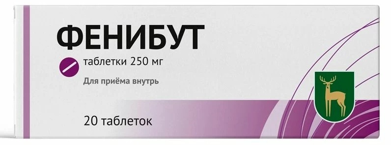 Купить Фенибут таблетки 250 мг 20 шт в Алматы – Магазин на Kaspi.kz