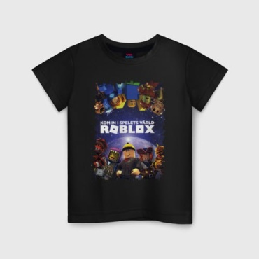 Футболка Роблокс Roblox TMH_TREND.KZ черный