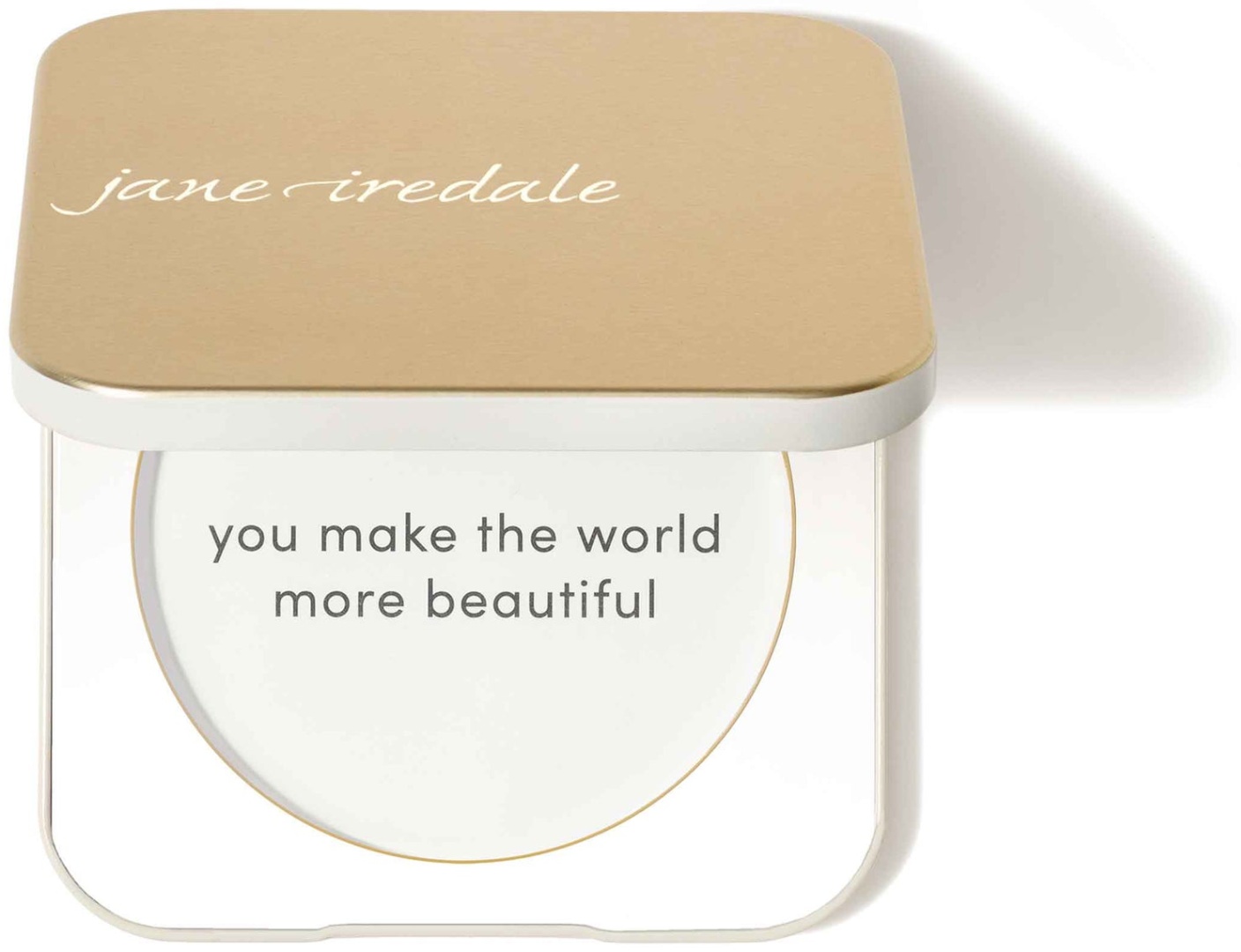 Jane Iredale пудреница для прессованных основ самозаправляющийся металл 1 шт