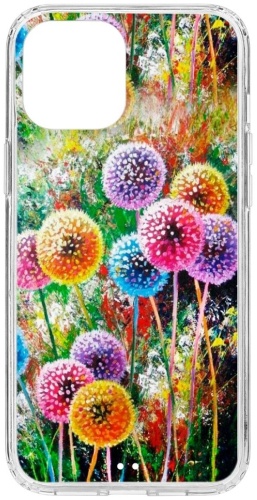 Чехол КRUЧЕ для Apple iPhone 12 Pro Max прозрачный, рисунок
