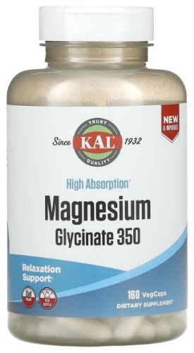 KAL минерал Magnesium Glucenate 350 160 капсул