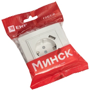 EKF встраиваемая ERR16-028-100-2USB, USB-розетка