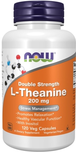 NOW L-Theanine 200 mg 120 капсул