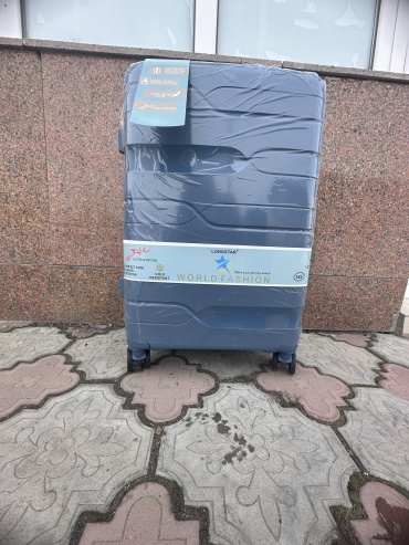 Чемодан Longstar 246582091 полипропилен 98 л голубой