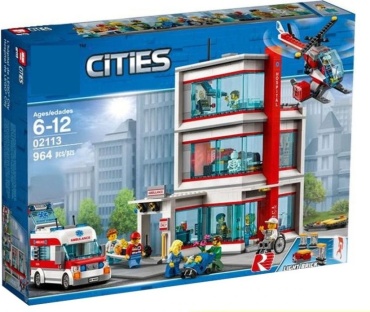 Конструктор Cities City 621087, деталей 964 шт