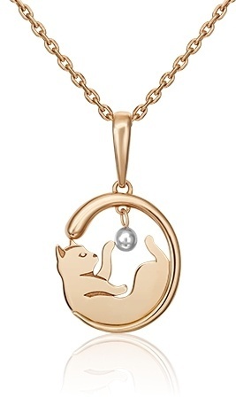 Подвеска PLATINA 03-3045-00-000-1111-64 вес 1.1 г золото, без вставок